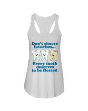 Teeth don't choose Ladies Flowy Tank thumbnail