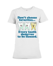 Teeth don't choose Premium Fit Ladies Tee thumbnail