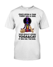 Yoga and cat Classic T-Shirt front
