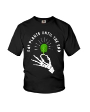 Eat plants until the end Youth T-Shirt thumbnail