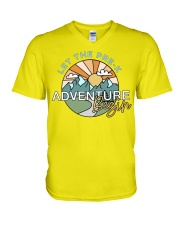 Let the pre k adventure begin V-Neck T-Shirt thumbnail