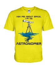 Amatour astronomy V-Neck T-Shirt tile