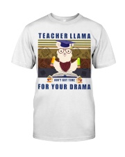 Teacher LLama Classic T-Shirt front
