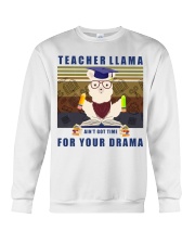 Teacher LLama Crewneck Sweatshirt tile
