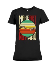 Make art Premium Fit Ladies Tee thumbnail