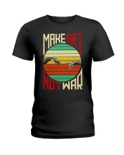 Make art Ladies T-Shirt thumbnail