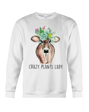 Crazy plants lady Crewneck Sweatshirt tile