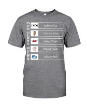 Class rules Classic T-Shirt front
