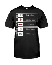 Class rules Classic T-Shirt tile