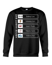 Class rules Crewneck Sweatshirt tile