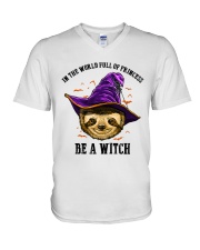 Be a witch V-Neck T-Shirt thumbnail
