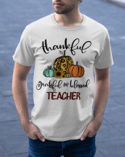 Thankful blessed teacher Classic T-Shirt apparel-classic-tshirt-lifestyle-front-46