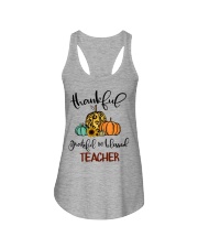 Thankful blessed teacher Ladies Flowy Tank thumbnail
