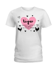 Vegan Ladies T-Shirt front