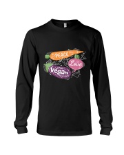 Peace Love Vegan Long Sleeve Tee tile