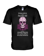 December girl V-Neck T-Shirt thumbnail