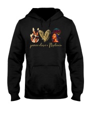 Peace love Melanin Hooded Sweatshirt tile