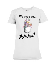 Teeth polished Premium Fit Ladies Tee tile
