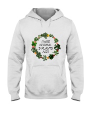 I was normal 3 plants ago Hooded Sweatshirt tile