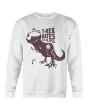 T rex hates to floss Crewneck Sweatshirt thumbnail