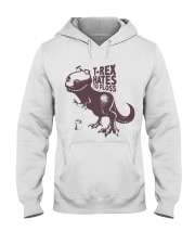 T rex hates to floss Hooded Sweatshirt thumbnail