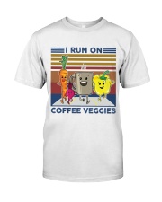 I run on coffee veggies Premium Fit Mens Tee tile