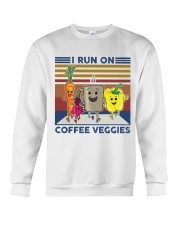 I run on coffee veggies Crewneck Sweatshirt tile
