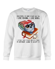 I love books Crewneck Sweatshirt thumbnail