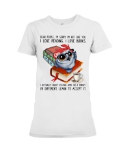I love books Premium Fit Ladies Tee thumbnail