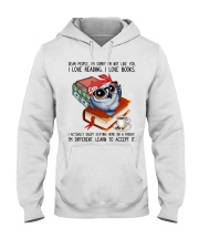 I love books Hooded Sweatshirt thumbnail