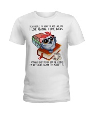 I love books Ladies T-Shirt front