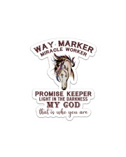 Way marker Sticker tile