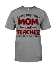 Mom and teacher Premium Fit Mens Tee thumbnail