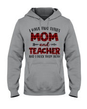 Mom and teacher Hooded Sweatshirt thumbnail
