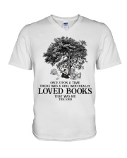 Loved books V-Neck T-Shirt thumbnail