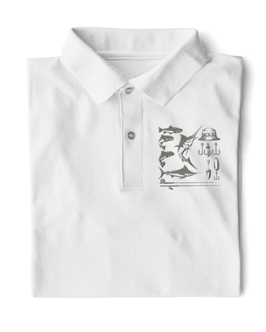The Blue Marlin Fisherman Classic T-shirts Classic Polo