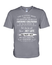 Lucky Man V-Neck T-Shirt tile