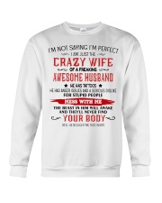 CrAzy Wife Crewneck Sweatshirt tile