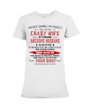 CrAzy Wife Premium Fit Ladies Tee tile