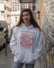 CrAzy Wife Hooded Sweatshirt lifestyle-unisex-hoodie-front-1