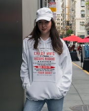 CrAzy Wife Hooded Sweatshirt lifestyle-unisex-hoodie-front-5