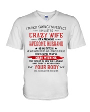 CrAzy Wife V-Neck T-Shirt tile