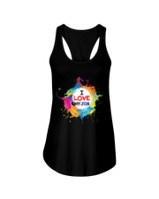 I love my job Ladies Flowy Tank thumbnail