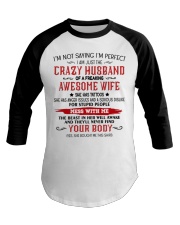 Crazy Husband Baseball Tee thumbnail