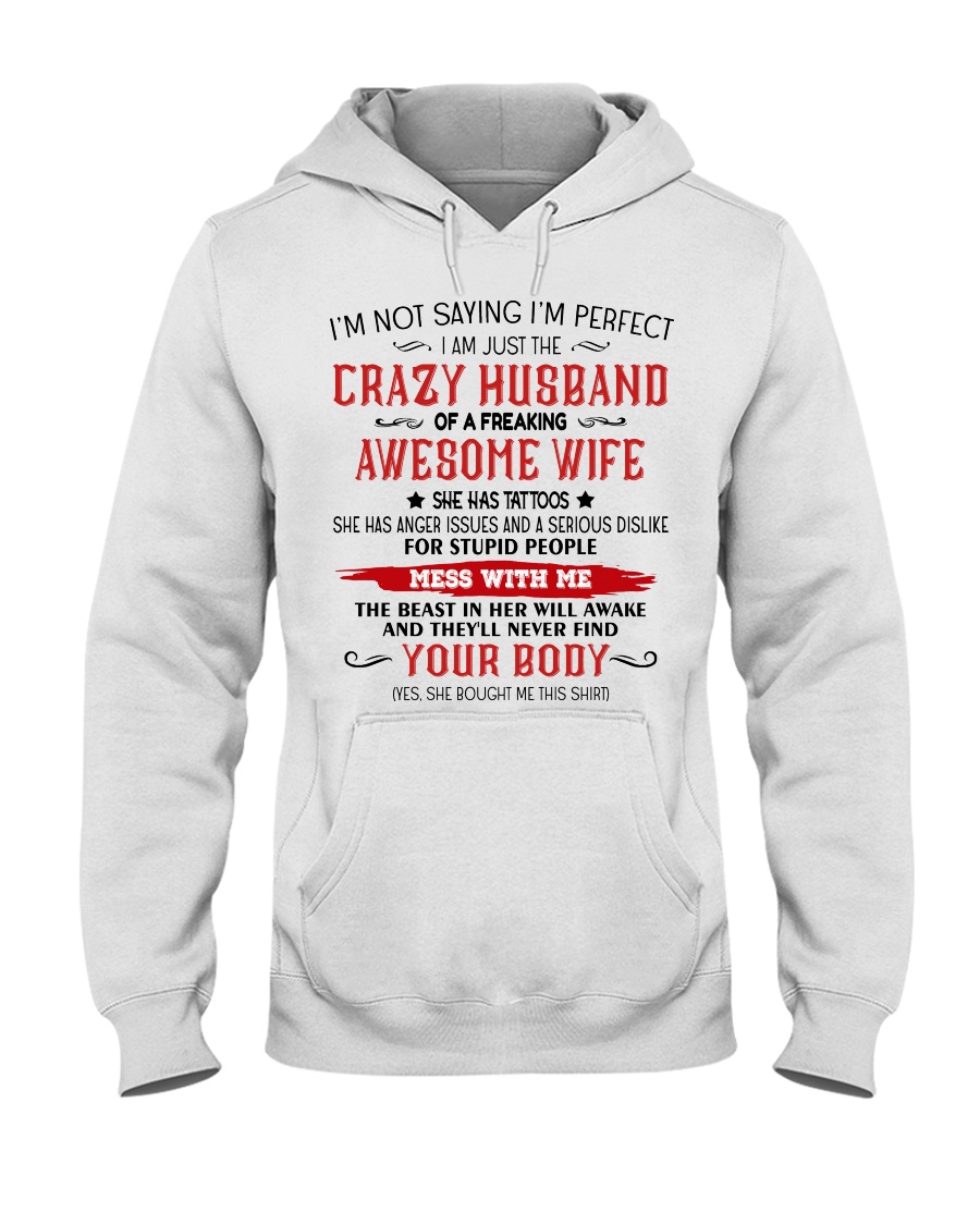 Crazy Husband Hooded Sweatshirt
