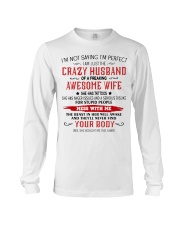 Crazy Husband Long Sleeve Tee thumbnail