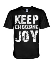 Keep choosing joy V-Neck T-Shirt thumbnail