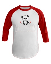 Life is better with a panda Baseball Tee tile