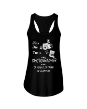 Kiss Me I'm a Photographer Ladies Flowy Tank thumbnail