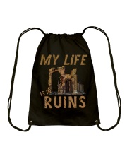 My Life is in Ruins Drawstring Bag tile